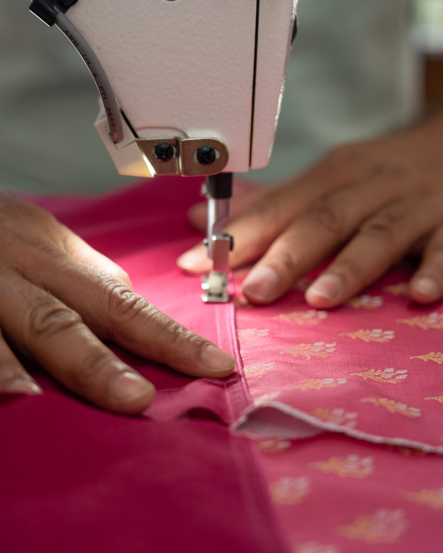 Stitching work